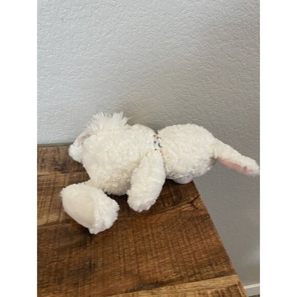 Nat & Jules Demdaco Hopsie Bunny Rabbit Plush Easter  Stuff Animal 12” White - Picture 6 of 6